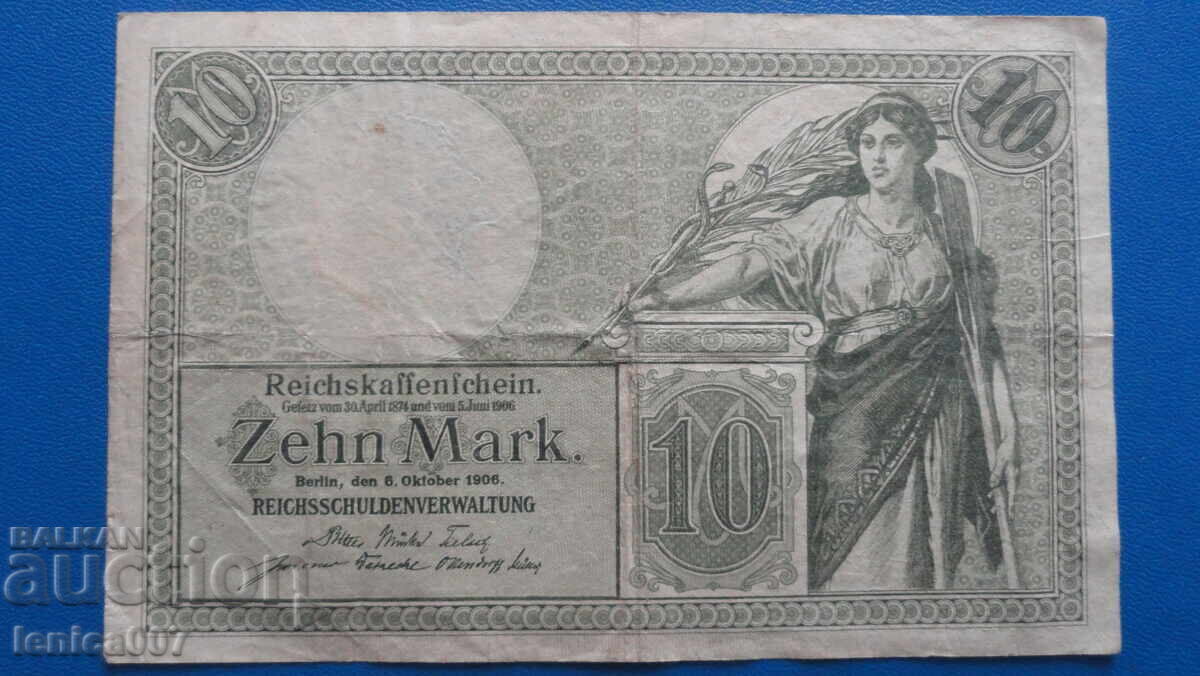 Auction Germany 1906 - 10 Marks Auction Germany 1906 - 10 Marks