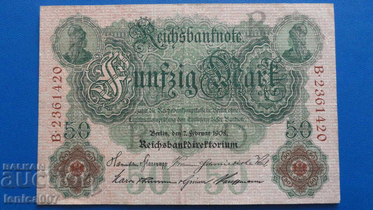 Δημοπρασία Γερμανία 1908 - 50 μάρκα