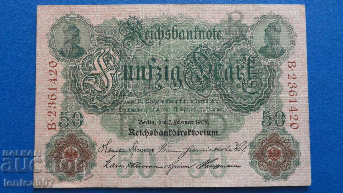 Γερμανία 1908 - 50 μάρκα - 5