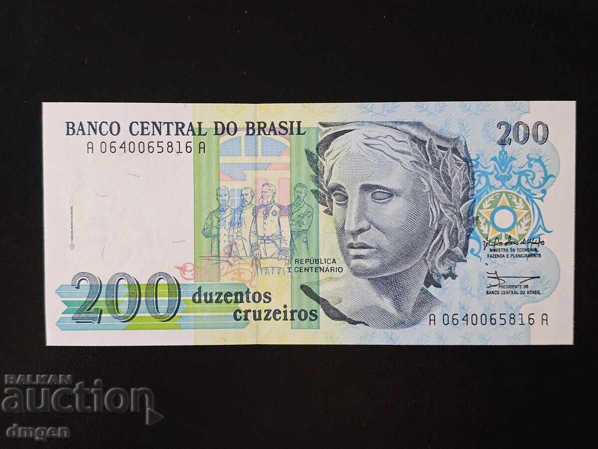 200 cruzeiro Βραζιλία UNC