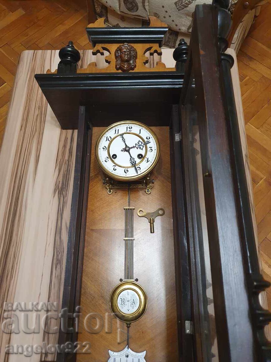 Аукцион Античен Немски стенен часовник DGMS РАБОТЕЩ Аукцион Античен Немски стенен часовник DGMS РАБОТЕЩ