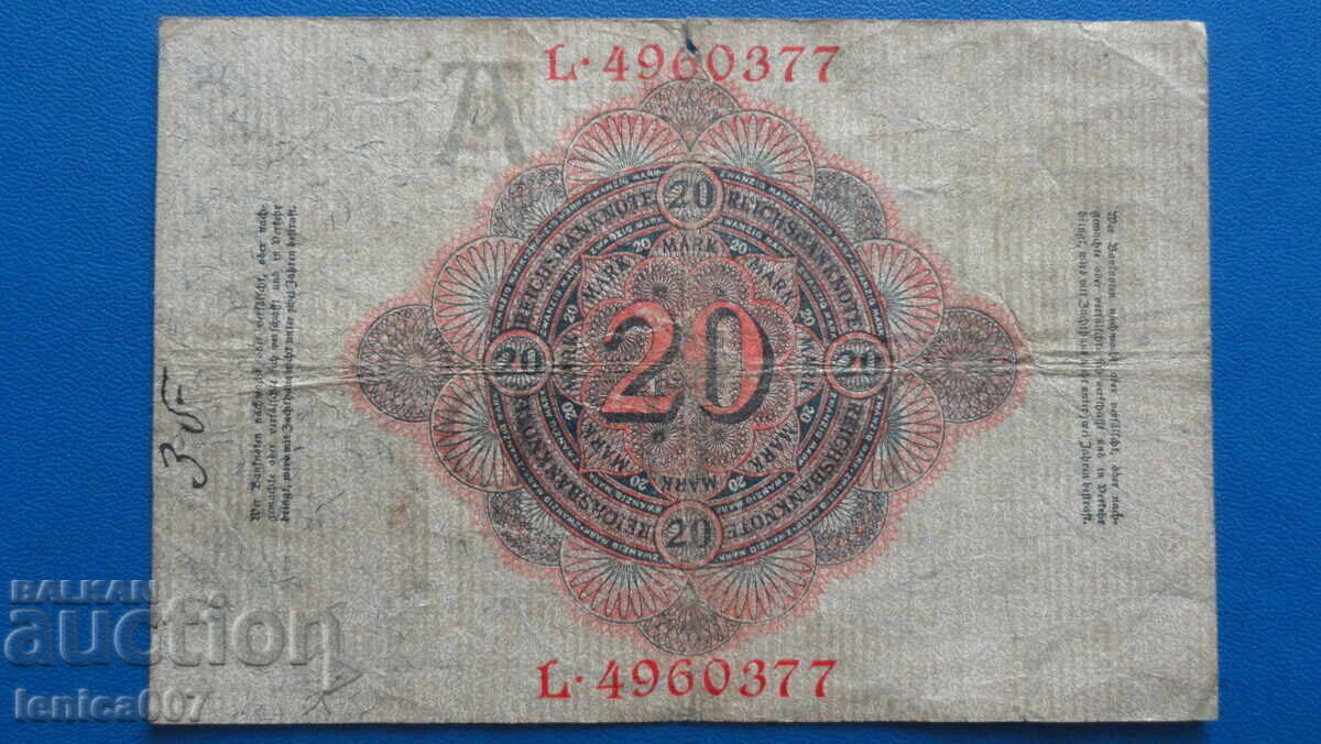 Germania 1914 - 20 mărci - 6 Germania 1914 - 20 mărci - 6