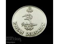 Rare Korean Delegation Pin for Sydney 2000 Olympic Games