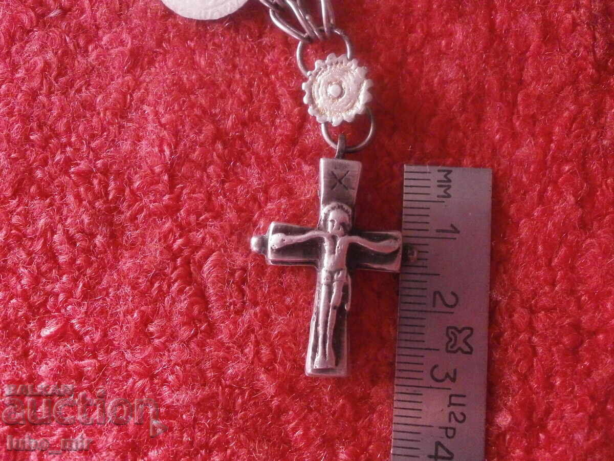Auction  SILVER JEWELRY FOR TRADITIONAL COSTUME - REVIVAL CROSS-COINS