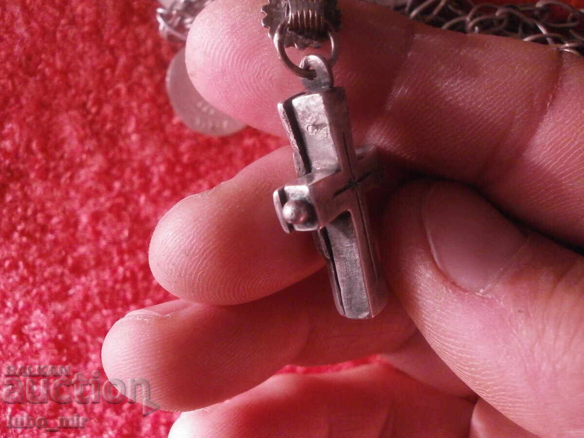 SILVER JEWELRY FOR TRADITIONAL COSTUME - REVIVAL CROSS-COINS - 6