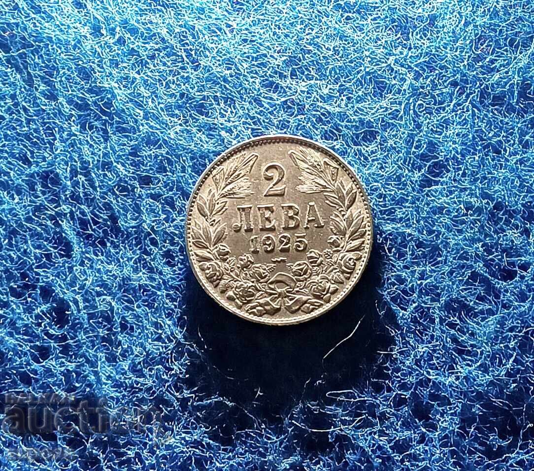 2 leva 1925 s. χ. Σε άριστη κατάσταση! 2 leva 1925 s. χ. Σε άριστη κατάσταση!