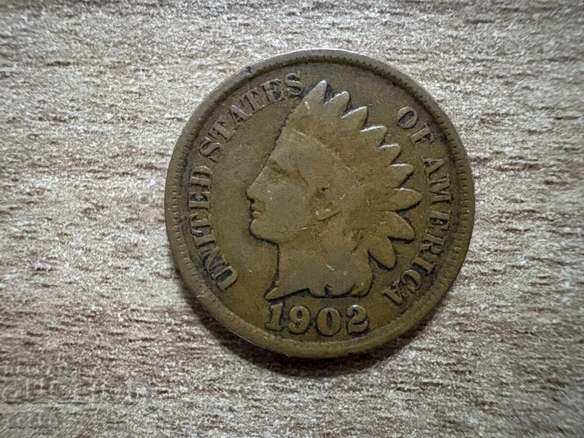 USA - 1 cent (1902) with price € 1.18 | 2.31 BGN USA - 1 cent (1902) with price € 1.18 | 2.31 BGN