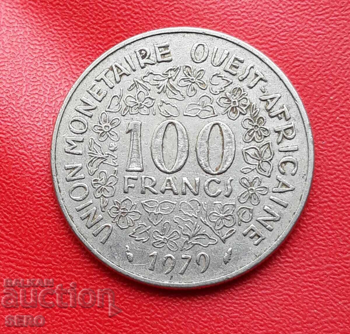 French West Africa-100 francs 1979
