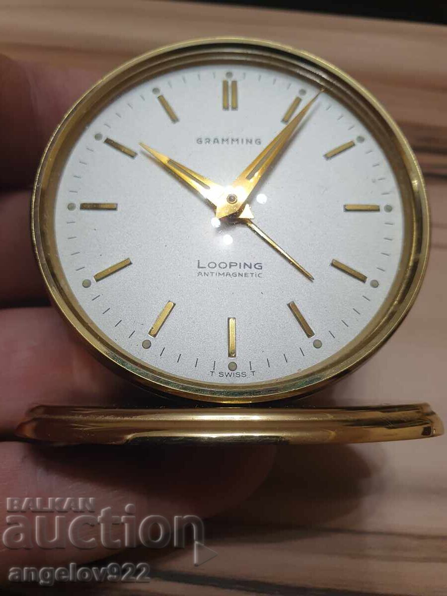 Δημοπρασία Ελβετικό ξυπνητήρι Gramming Looping Antimagnetic Δημοπρασία Ελβετικό ξυπνητήρι Gramming Looping Antimagnetic