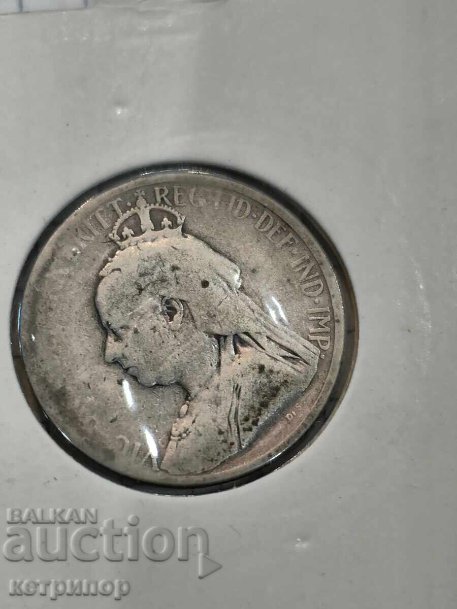 9 πιάστρα Κύπρος 1901 ασημένια με τιμή € 23.01 | 45.00 BGN