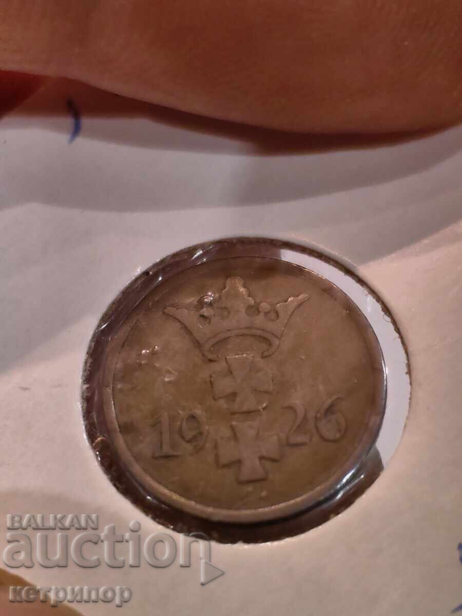 1 πφένιγκ Ντάντσιγκ 1926 μ.χ. χαλκός με τιμή € 15.00 | 29.34 BGN