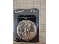 Argint. 1 oz American Eagle 2021