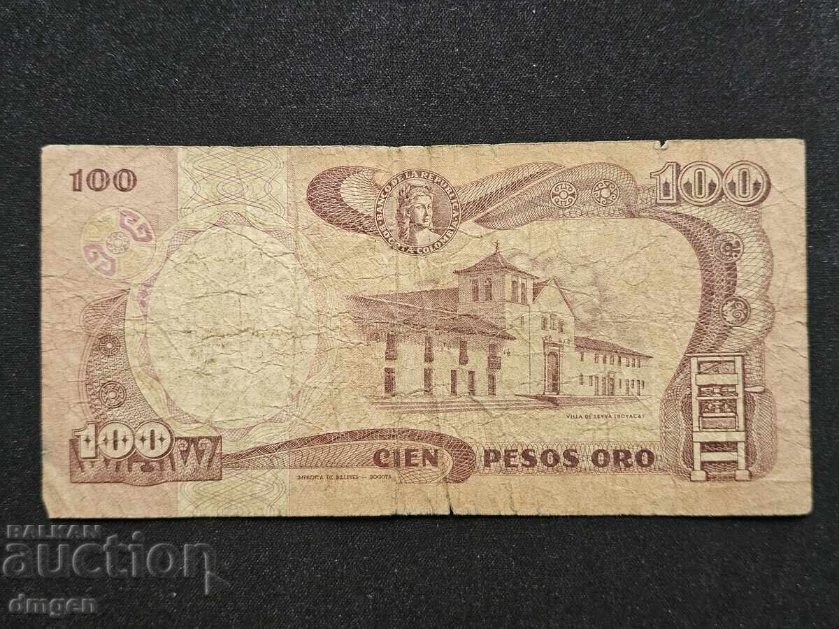 100 Pesos Colombia 1990 with price € 0.51 | 1.00 BGN
