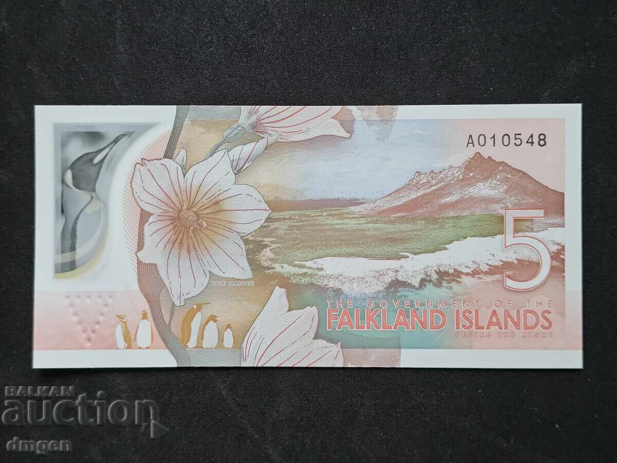 5 Pounds Falkland Islands 2025 UNC with price € 30.68 | 60.00 BGN