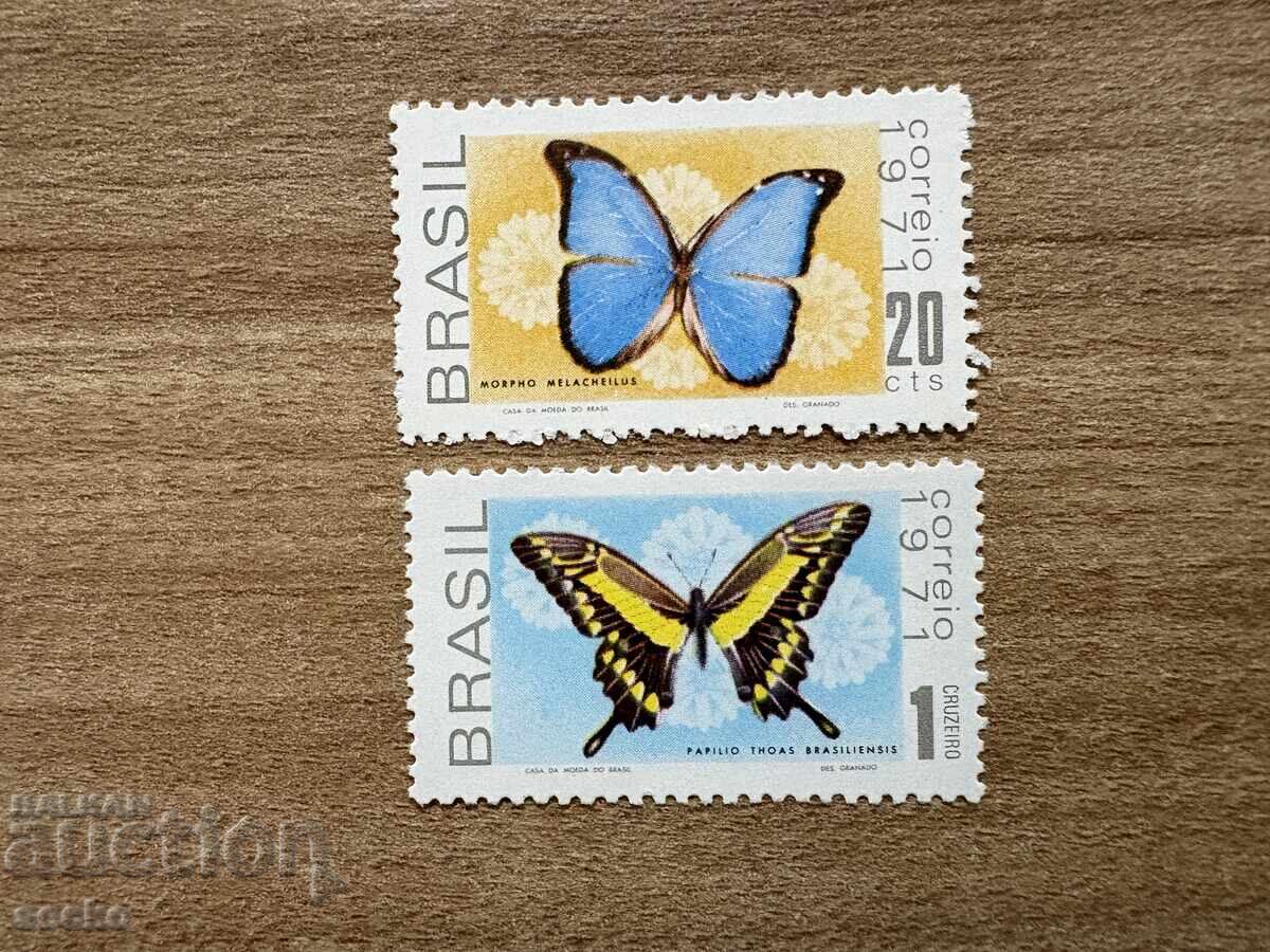 Бразилия - Пеперуди (1971) MNH