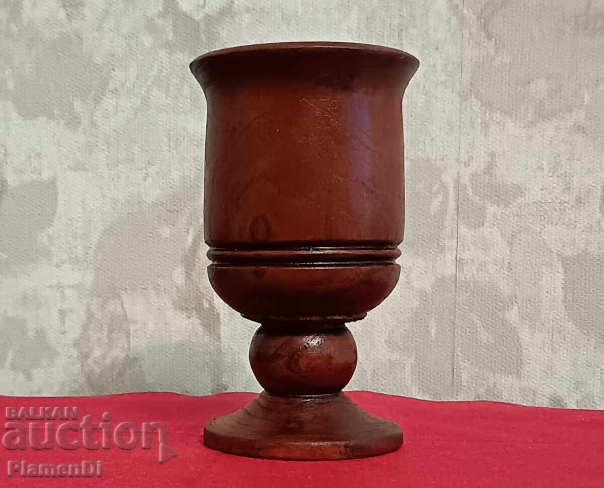 Vintage, Retro Wooden Pencil Holder Vintage, Retro Wooden Pencil Holder