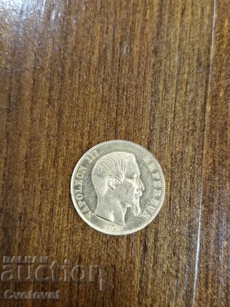 Licitație 50 franci 1857A Licitație 50 franci 1857A