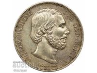 Нидерландия 2 1/2 Гулдена 1868 г. Вилхелм III
