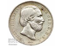 Нидерландия 1 Гулден 1865 г. Вилхелм III