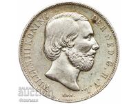 Нидерландия 1 Гулден 1865 г. Вилхелм III