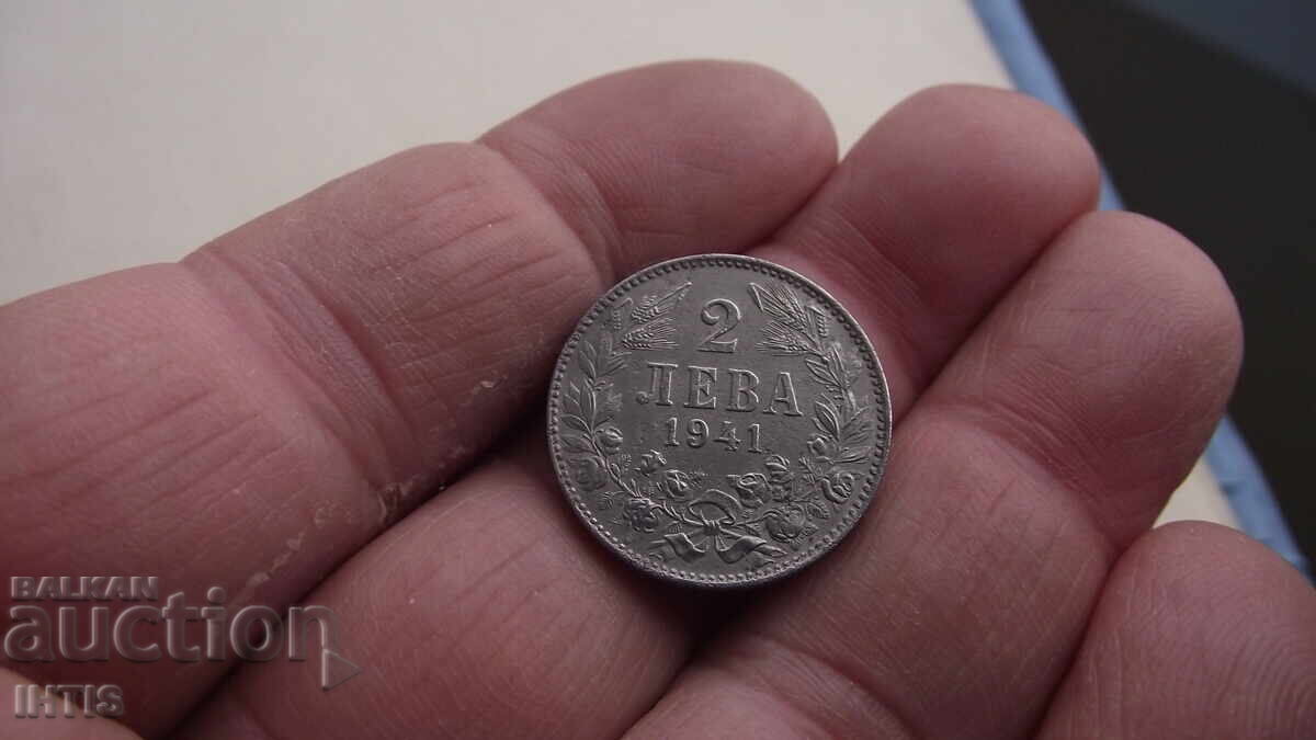 ΝΟΜΙΣΜΑ - 2 leva - Dva leva 1941g. -- ot 0,01st ΝΟΜΙΣΜΑ - 2 leva - Dva leva 1941g. -- ot 0,01st