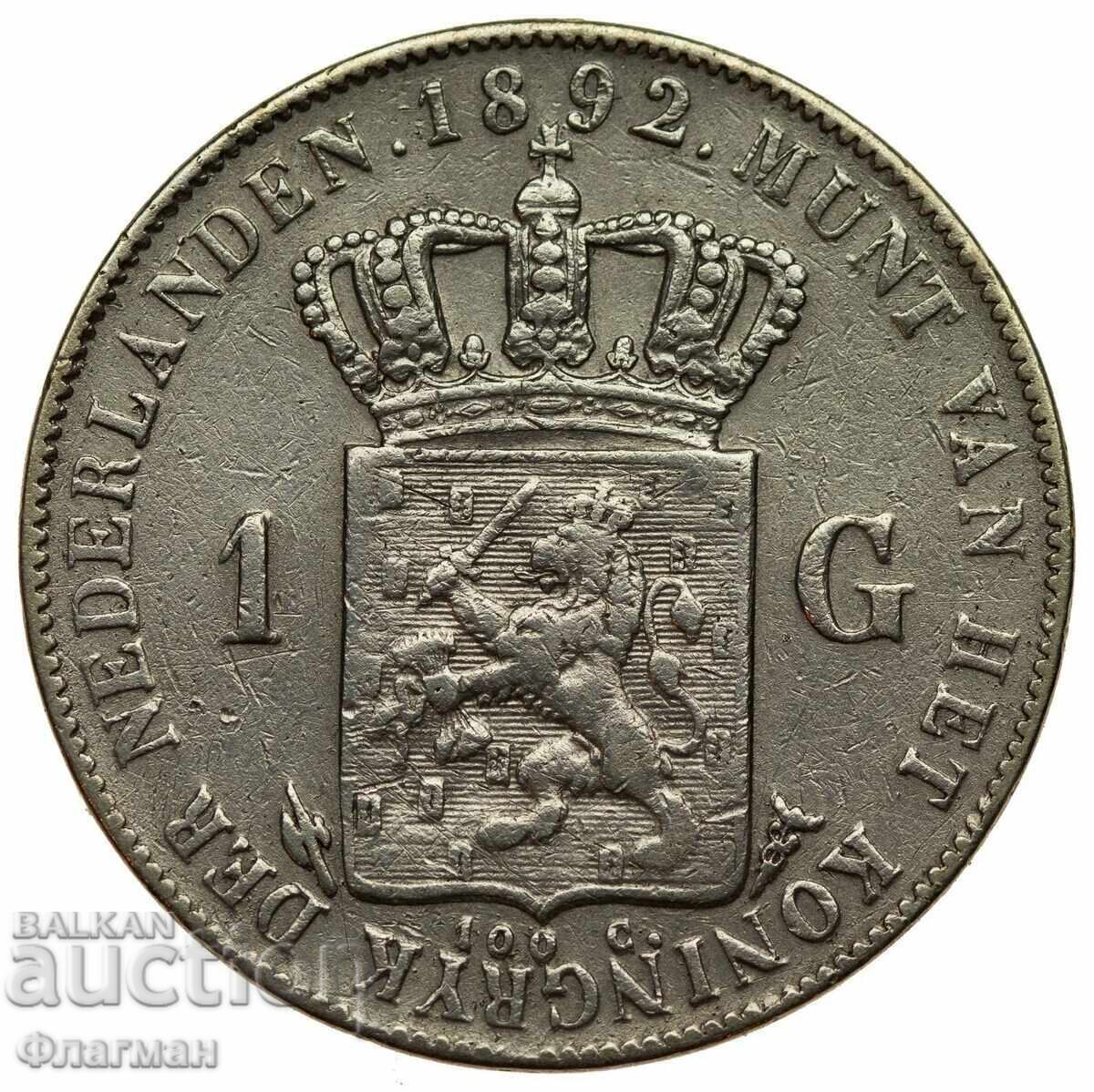 Olanda 1 Gulden 1892 Wilhelmina cu preț € 90.00 | 176.02 BGN