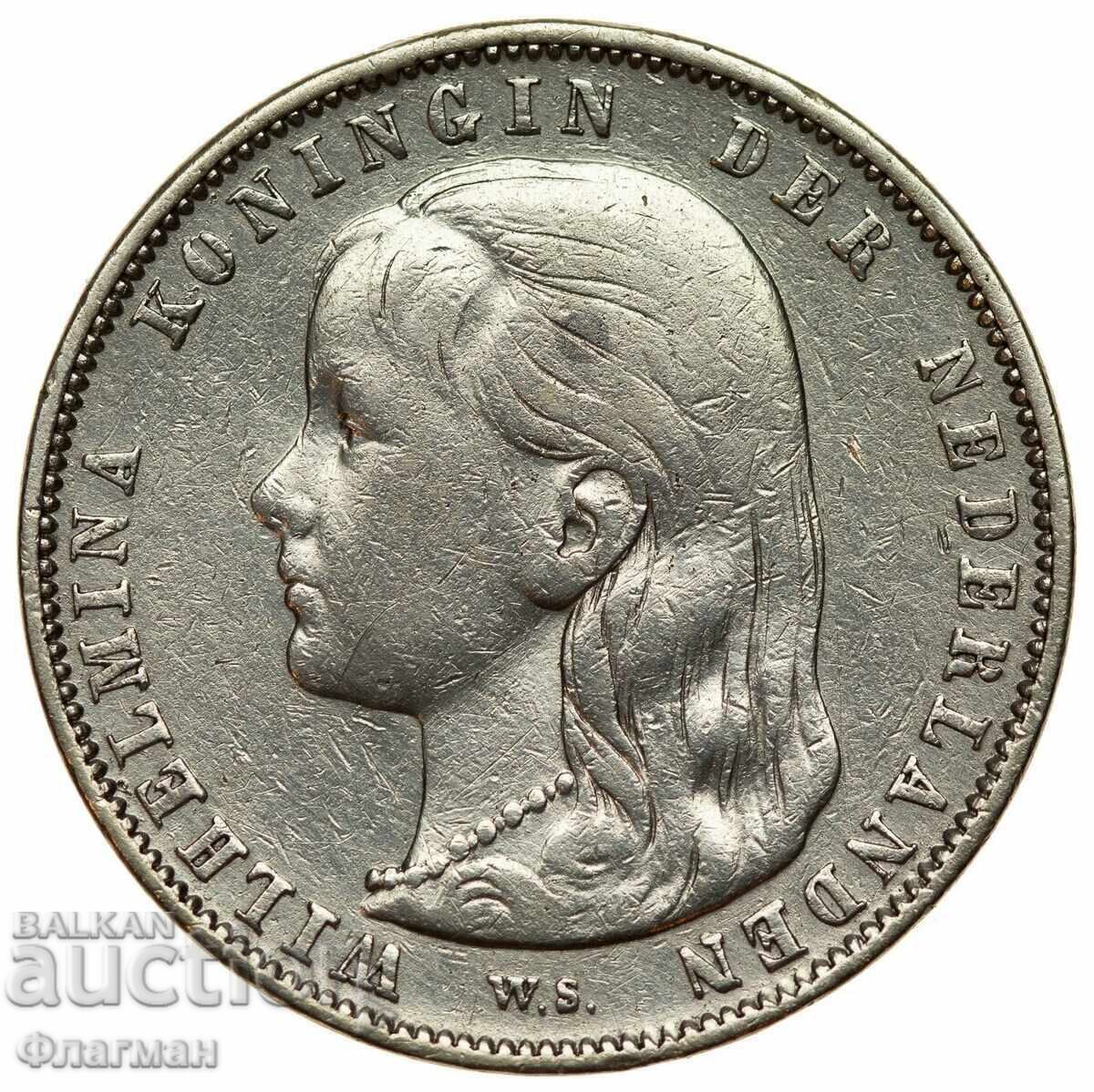Olanda 1 Gulden 1892 Wilhelmina
