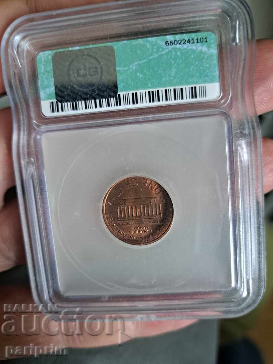 ЛОТ СЕРТИФИЦИРАНИ МОНЕТИ САЩ.БЗЦ - 5