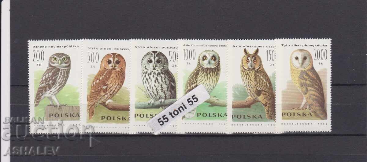 1990 Birds-Cuckoos Mi 3294/99 6 Values** 1990 Birds-Cuckoos Mi 3294/99 6 Values**