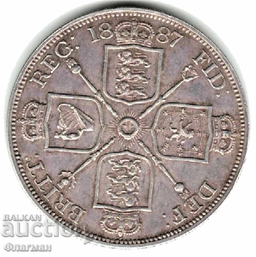 United Kingdom 1 Florin 1887 Queen Victoria with price € 122.71 | 240.00 BGN United Kingdom 1 Florin 1887 Queen Victoria with price € 122.71 | 240.00 BGN