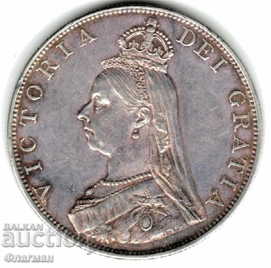 United Kingdom 1 Florin 1887 Queen Victoria United Kingdom 1 Florin 1887 Queen Victoria