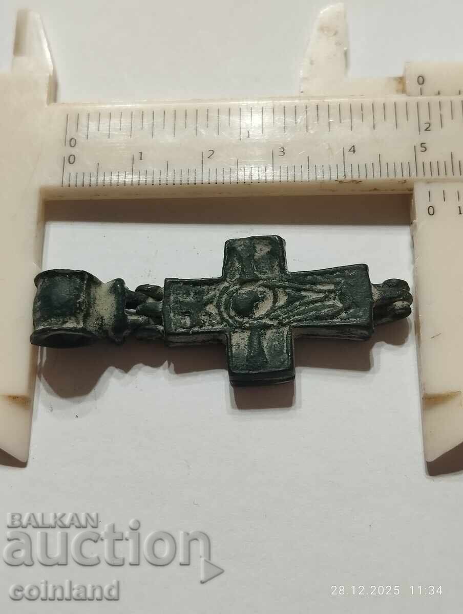 Livrarea CRUCE ANTICĂ RELICVAR ENCOLPION - REPLICĂ REPRODUCERE