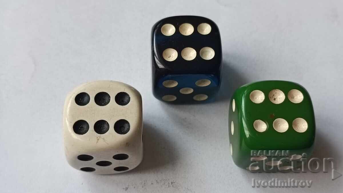 Dice, 3 pieces