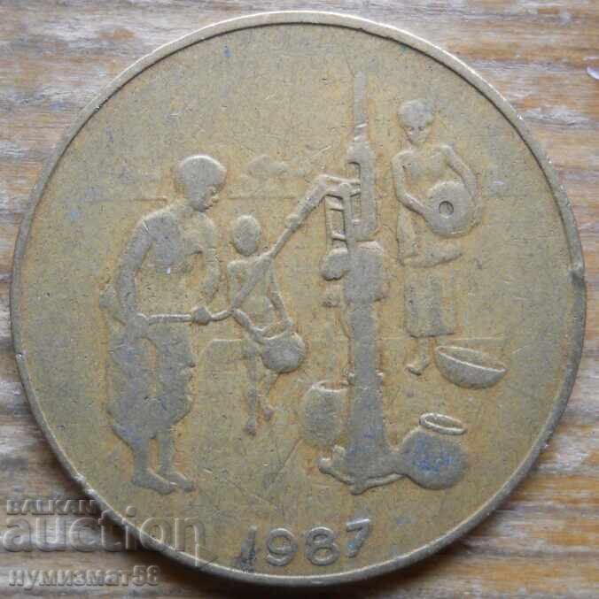 10 φράγκα 1987 - Δυτική Αφρική