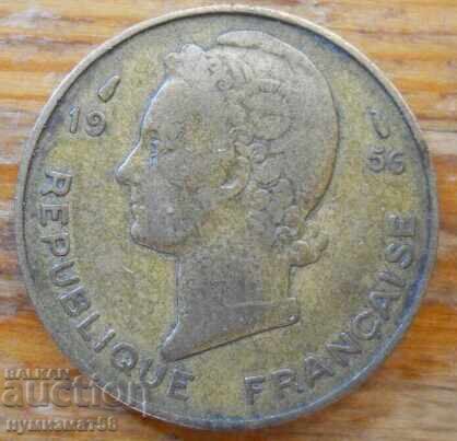 10 франка 1956 г - Западна Африка (Френска колония) с цена € 2.30 | 4.50 лв. 10 франка 1956 г - Западна Африка (Френска колония) с цена € 2.30 | 4.50 лв.