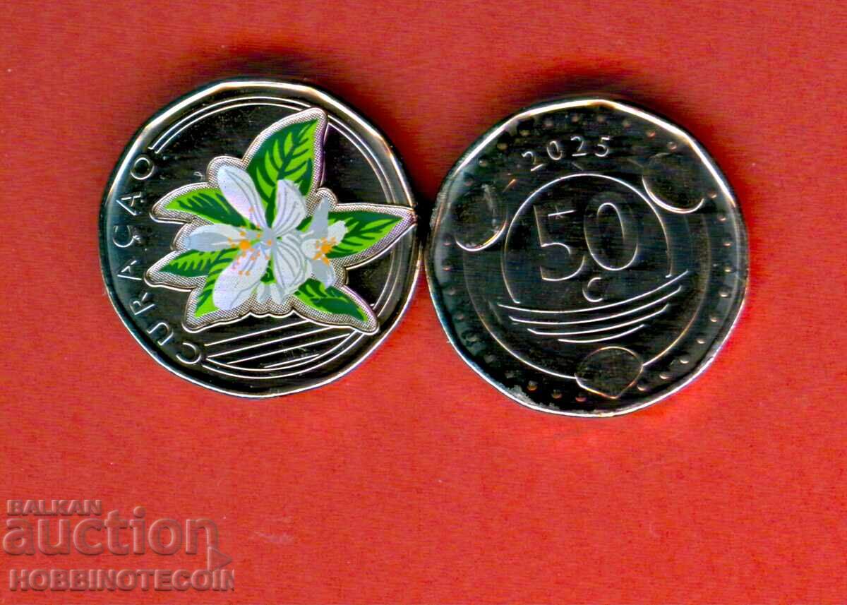 ΚΙΟΥΡΑΣΑΟ - CURACAO & SINT MAARTEN 50 Σεντς Τσέντε - 2025 UNC