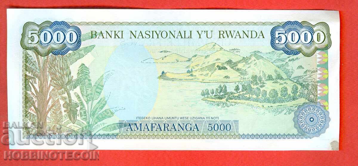 RUANDA RWANDA 5000 5 000 Franci emisiune - issue 1988 cu preț € 3.99 | 7.80 BGN