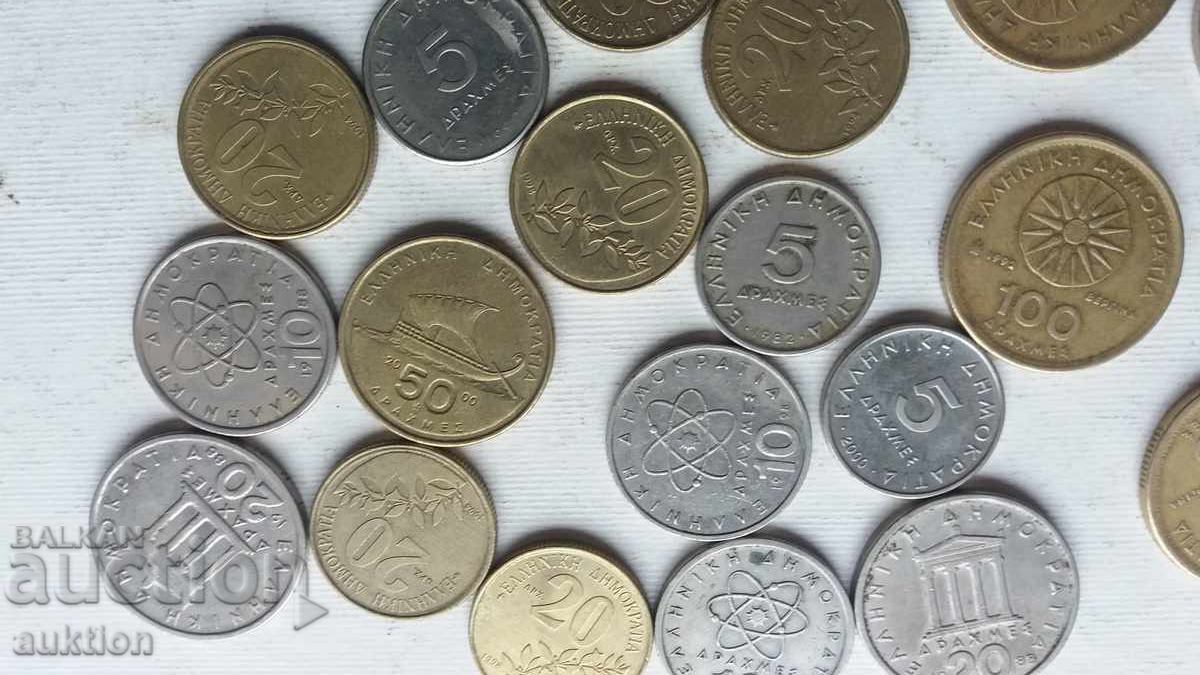 Delivery of LOT OF VARIOUS GREEK DRACHMAS, 20 PIECES