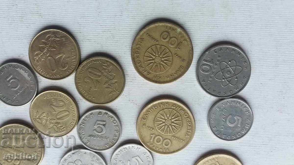 LOT OF VARIOUS GREEK DRACHMAS, 20 PIECES - 6