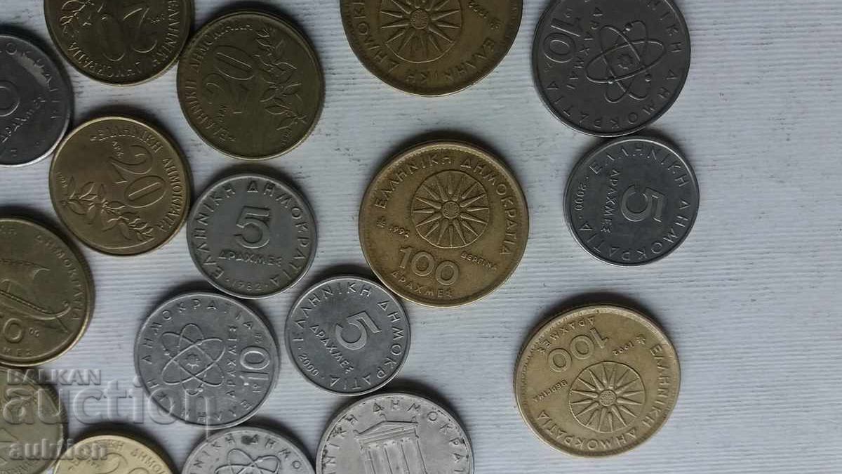 LOT OF VARIOUS GREEK DRACHMAS, 20 PIECES - 7