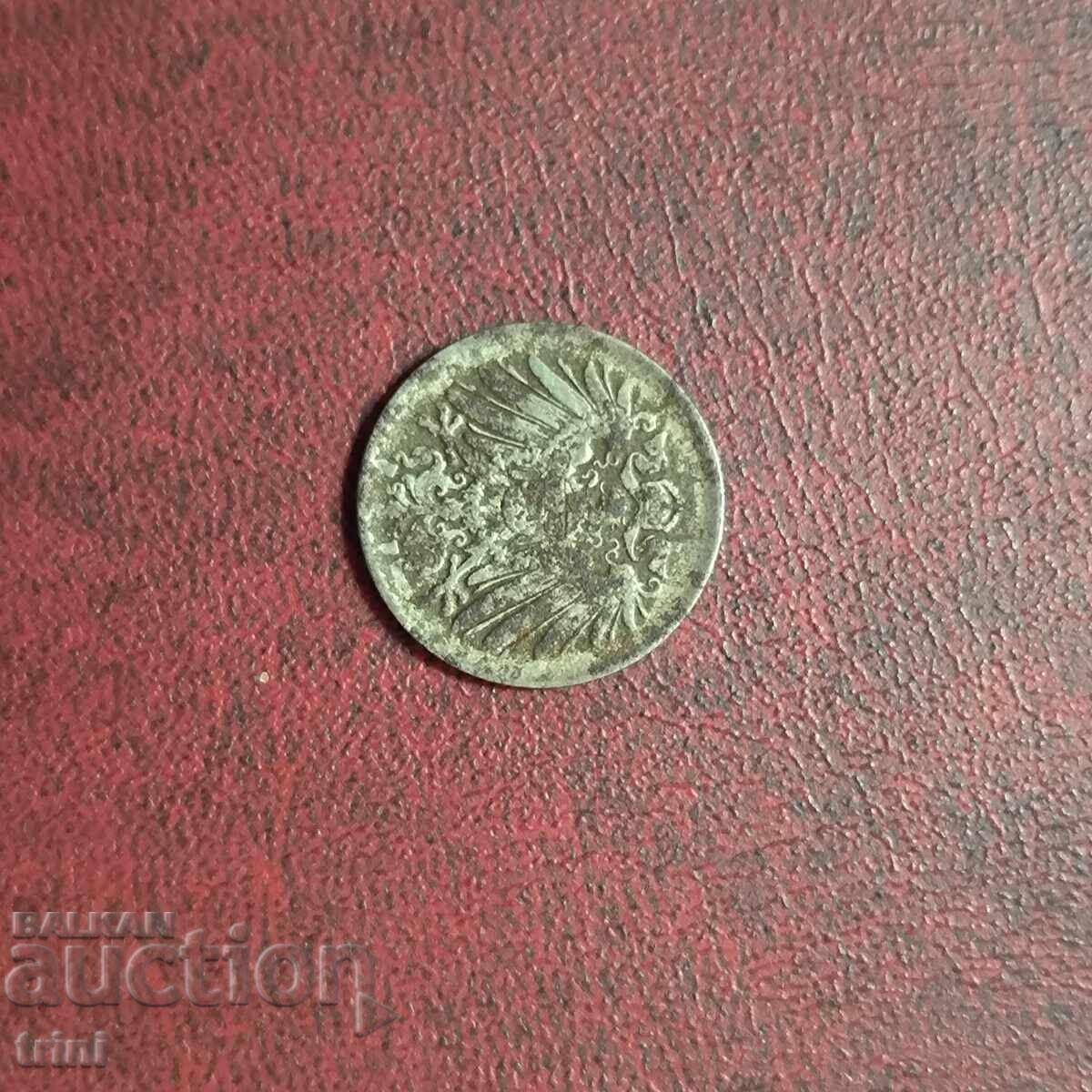 Германия Империя 5 пфенига 1916 година с цена € 4.09 | 8.00 лв.