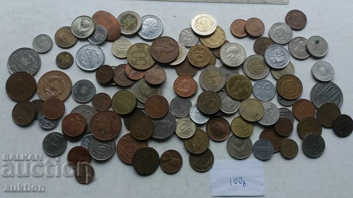 ЛОТ ОТ 100 БРОЯ ЧУЖДЕСТРАННИ МОНЕТИ ОТ ЦЯЛ СВЯТ - 5