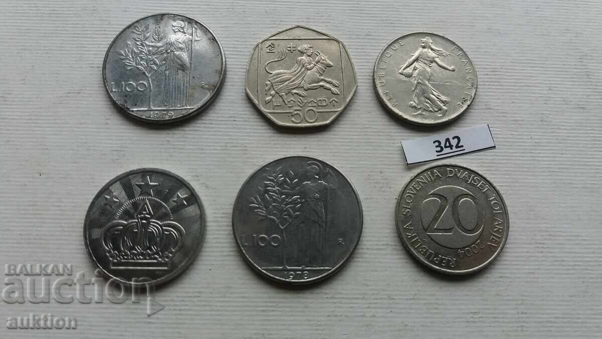 Livrarea LOT DE 6 MONEDE STRĂINE DIN TOATĂ LUMEA Livrarea LOT DE 6 MONEDE STRĂINE DIN TOATĂ LUMEA