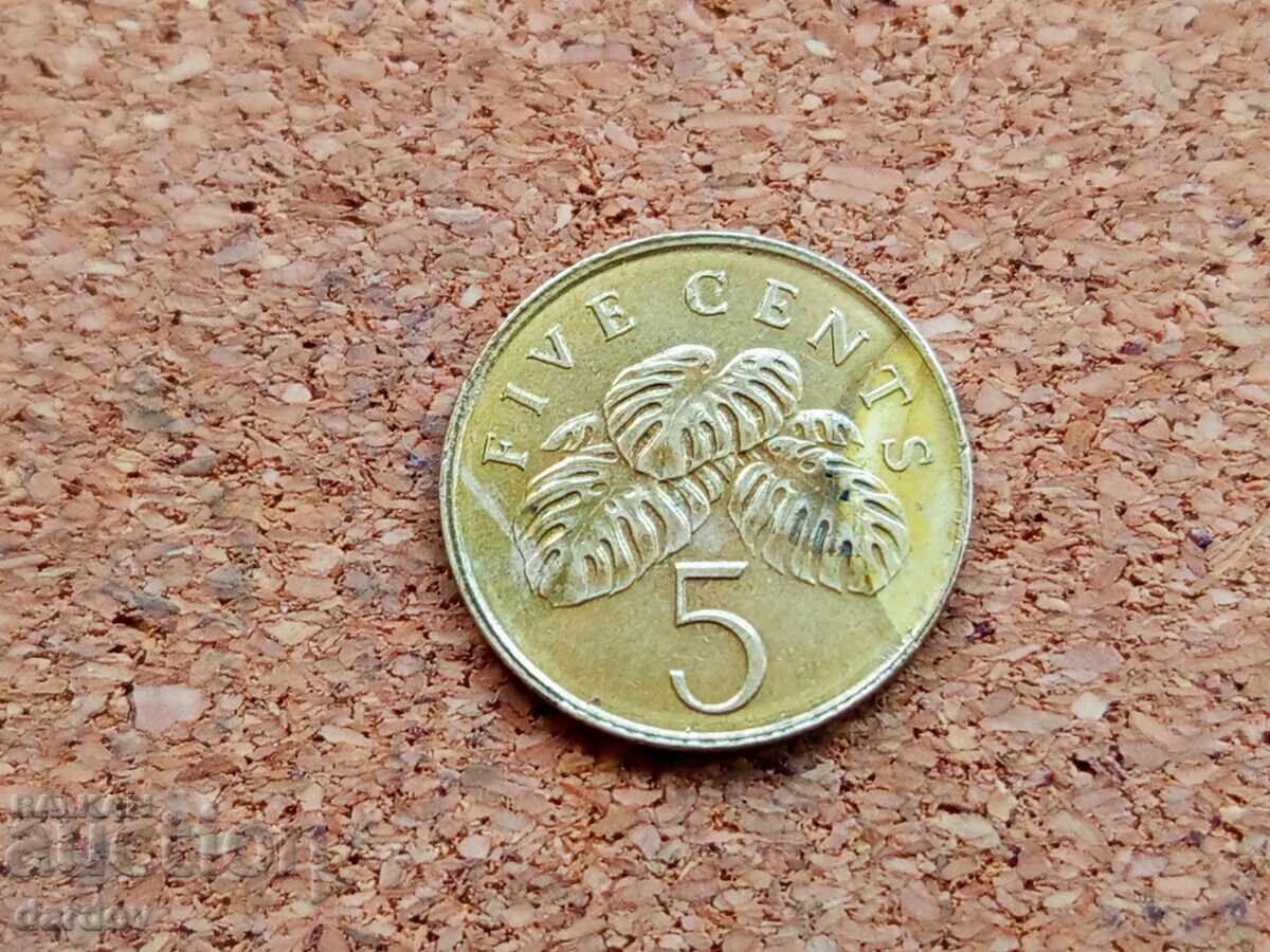 Σιγκαπούρη 5 σεντς, 2005