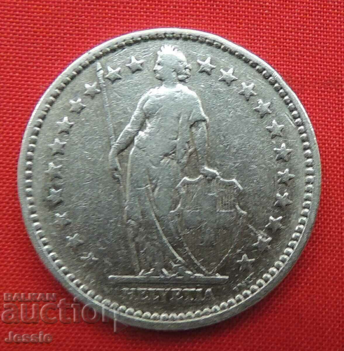 2 Francs 1908 B Switzerland Silver with price € 16.83 | 32.92 BGN