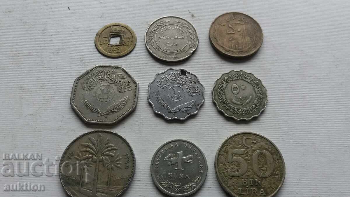 LOT DE 9 MONEDE ARABE - 5