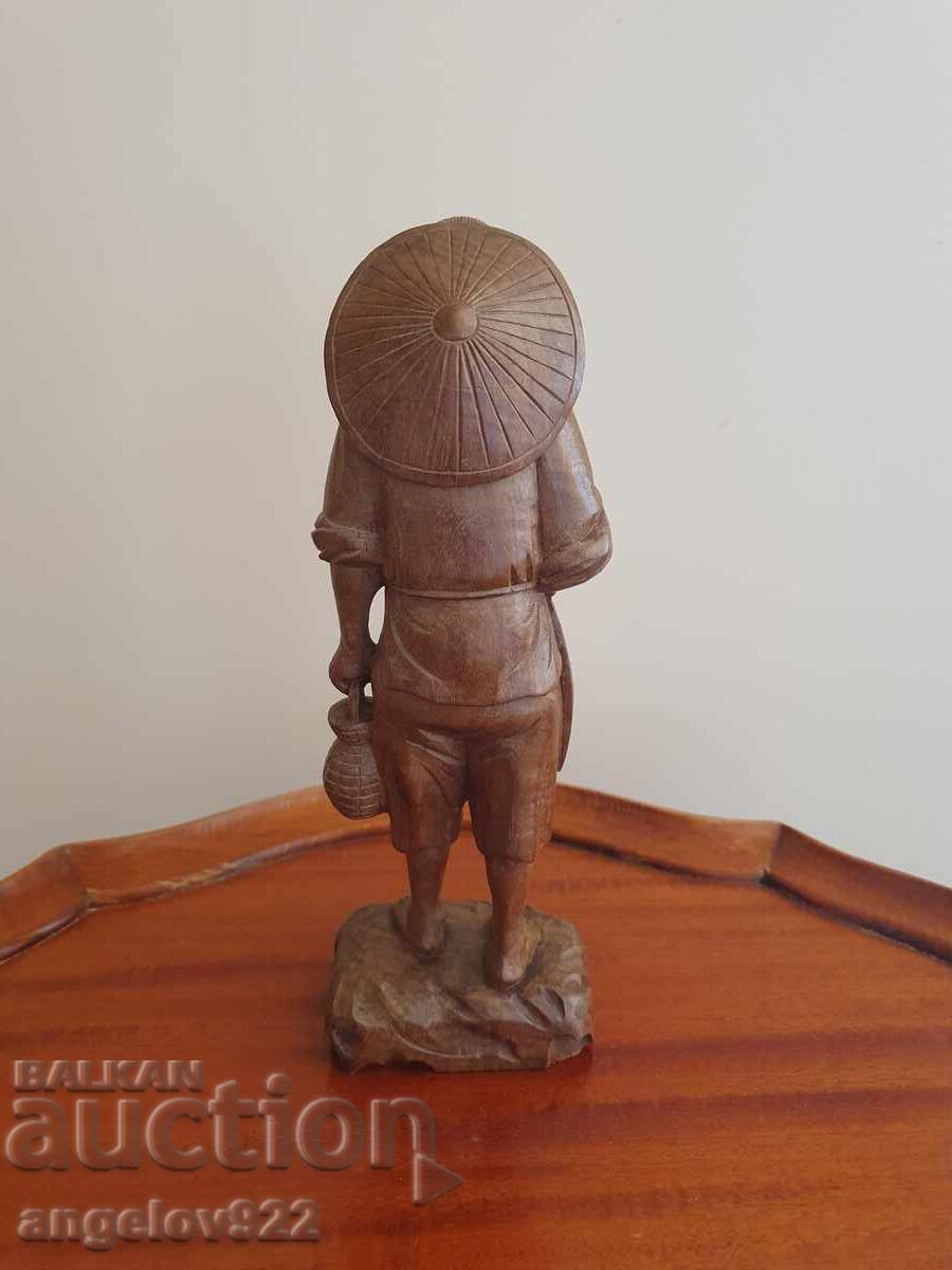 Аукцион Красива дървена фигура статуетка!!!