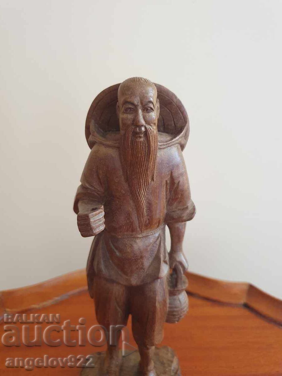 Красива дървена фигура статуетка!!! - 5