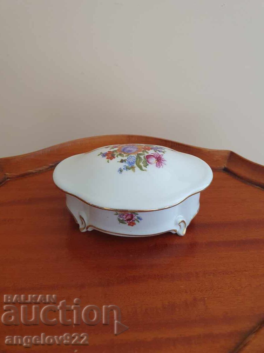 JLMENAU German porcelain jewelry box