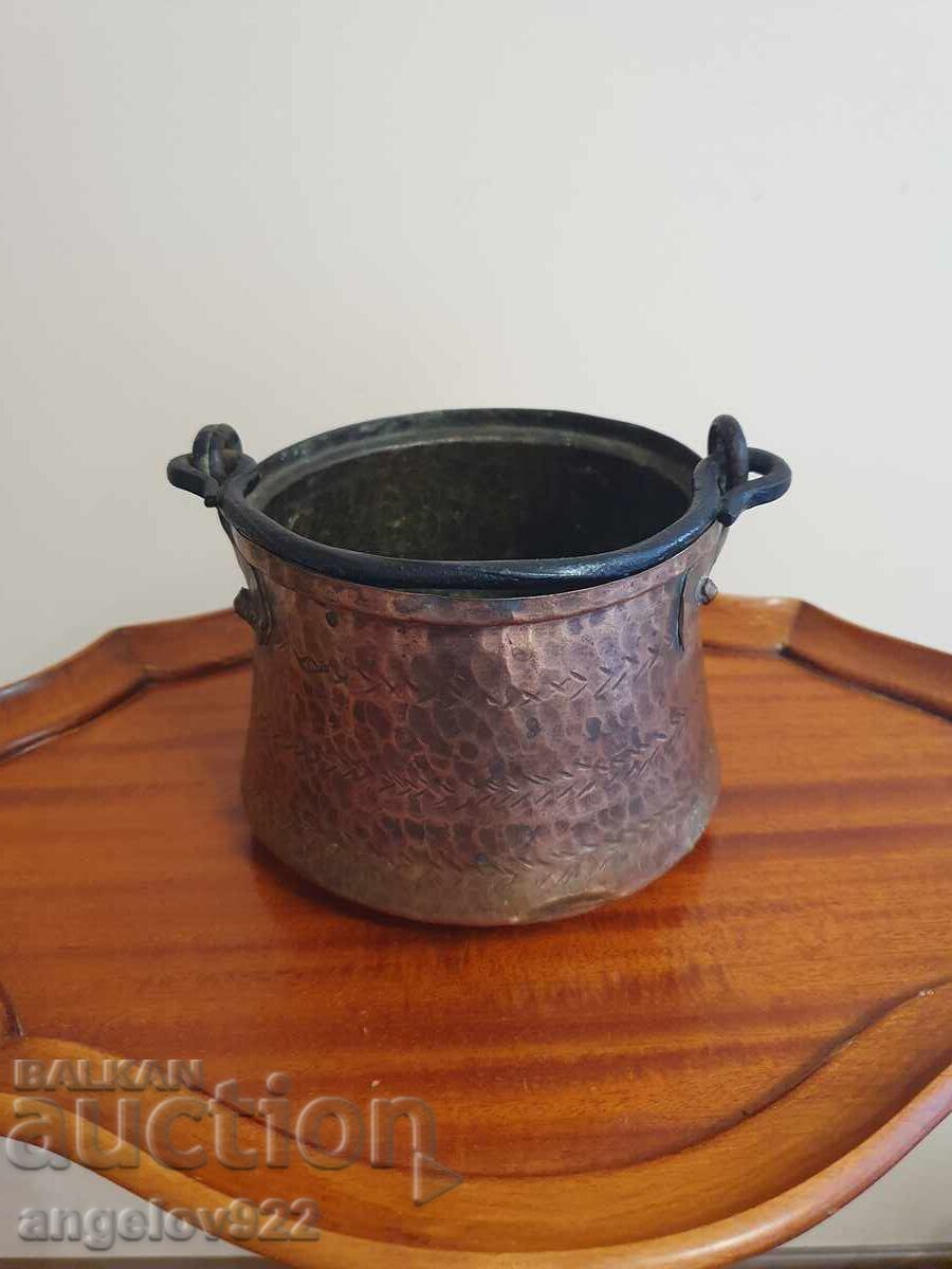 Παλιό χάλκινο φλιτζάνι χειροποίητο!!!